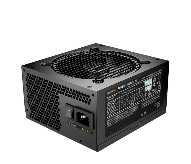 BE QUIET! Pure Power 13 M 550W 80 Plus Gold BP024EU - 1341684 - zdjęcie 3
